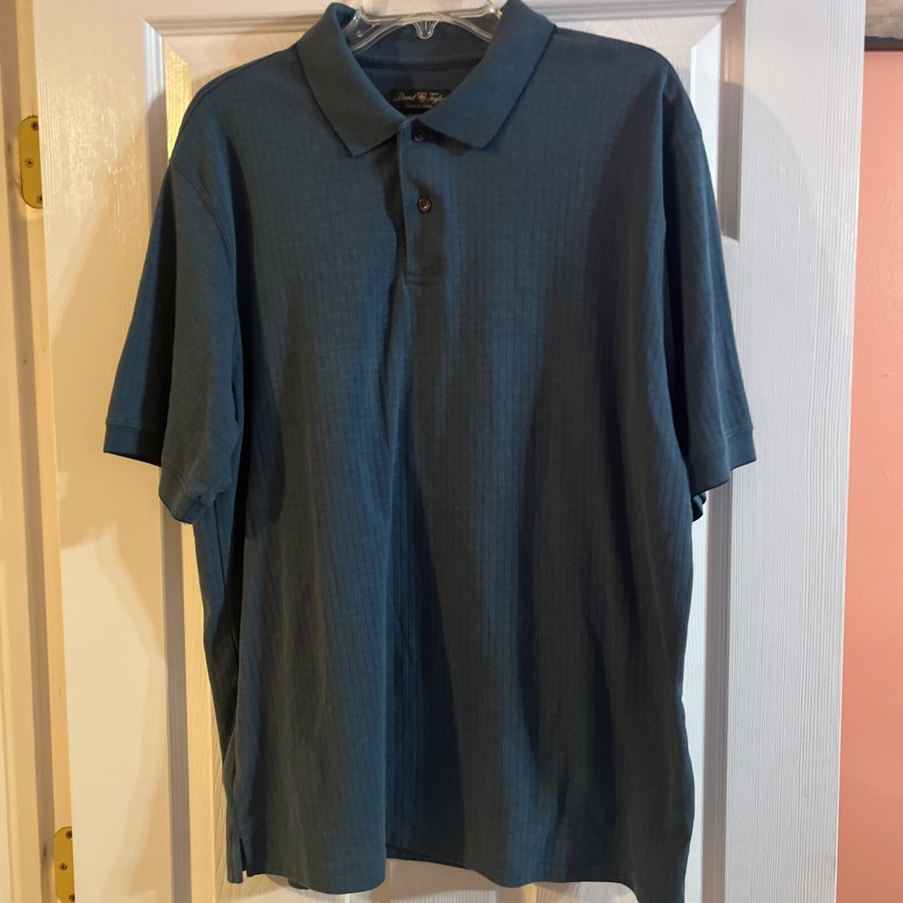 David Taylor Green Golf Polo Size Large